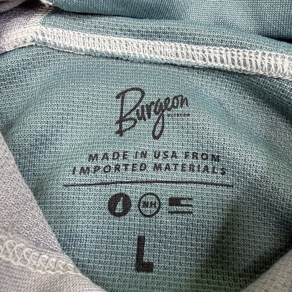 Burgeon Outdoor Mens Green Colorblock Lightweight Mountain Raglan Hoodie Size L - Picture 4 of 10